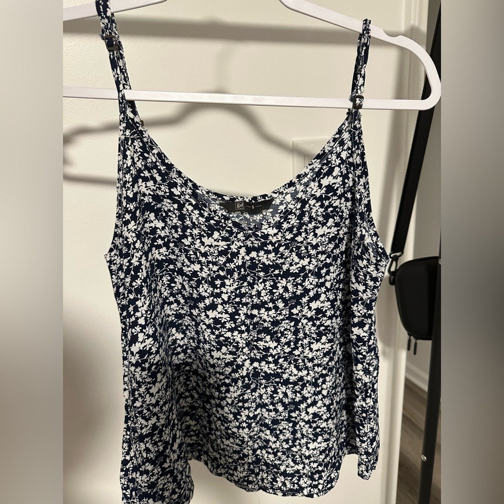 Navy Floral Women's Camisole